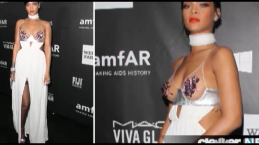 Dünya ulduzları Rihanna və Mayli Sayrus geyimləri ilə diqqət çəkdilər