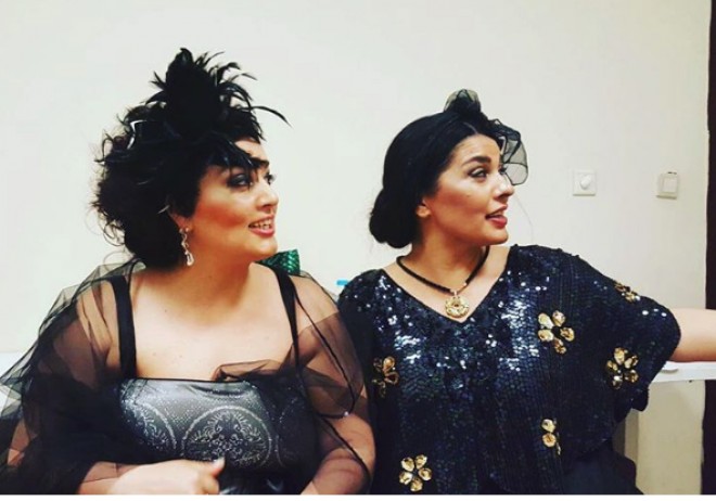 Elza Seyidcahan bacısı ilə :"Oxudular can-cana" - foto