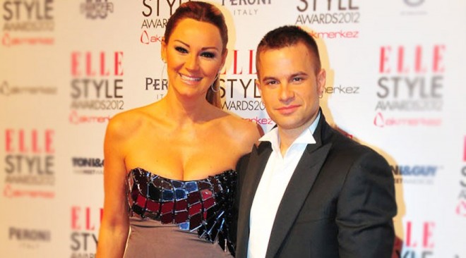 Məşhur cütlük gecə geyimində - foto