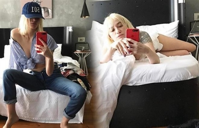 Modelin yataq fotoları gündəm oldu