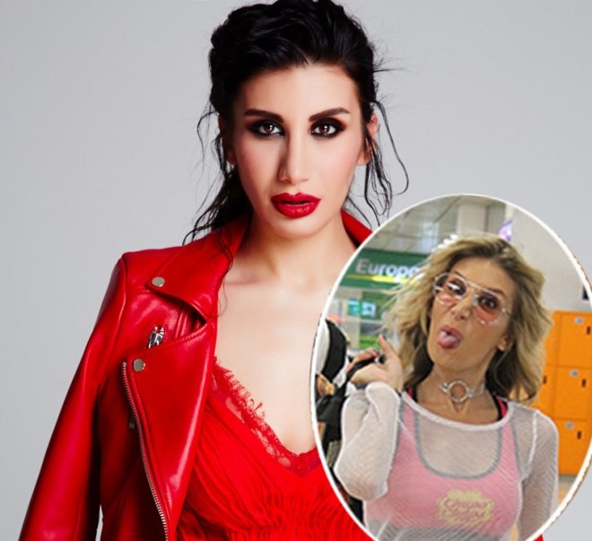 İrem Derici jurnalistləri qoyub qaçdı