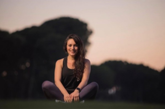 Arıqlayan aktrisanın çimərlik geyimində fotosu