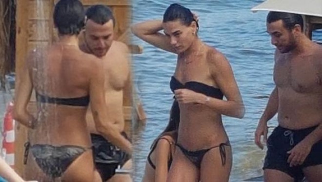 Hande və sevgilisinin romantik anları - foto