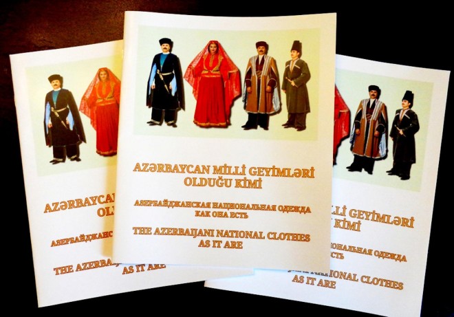 Azərbaycan milli geyimlərinin kataloqu hazırlanıb - fotolar