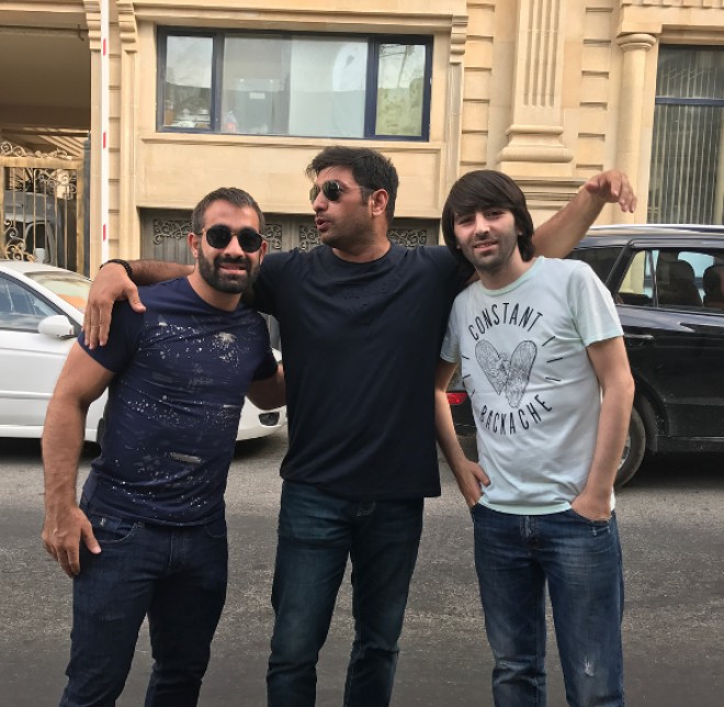 Kənan M.M Elşad Xose və Rəfael Ağayevlə bir arada