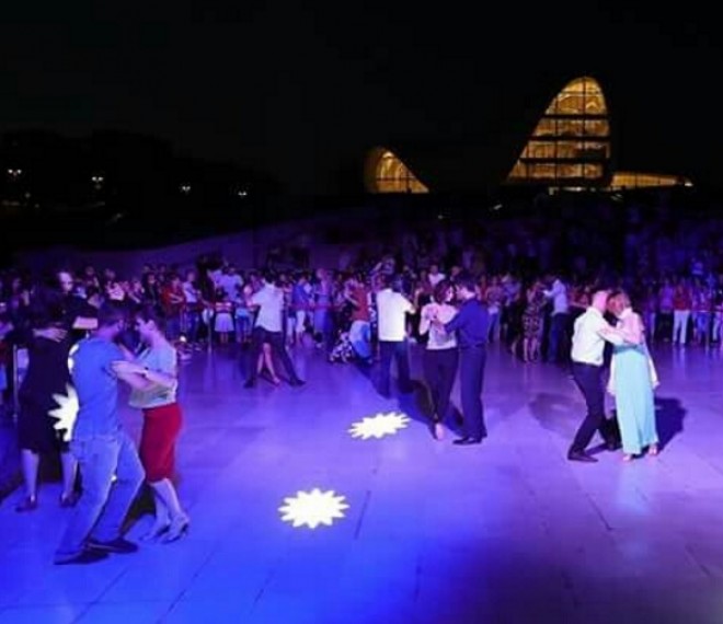 Heydər Əliyev Mərkəzində tanqo şousu