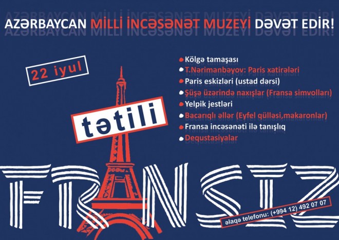 “Fransız tətilləri” Milli İncəsənət Muzeyində