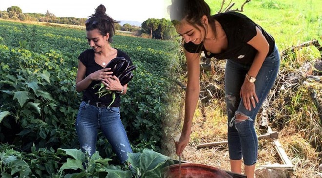 Amine Gülşe tətil üçün kəndi seçdi