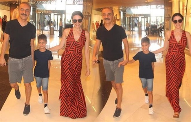 Ayrıldıqları iddia edilən cütlük yan-yana - fotolar