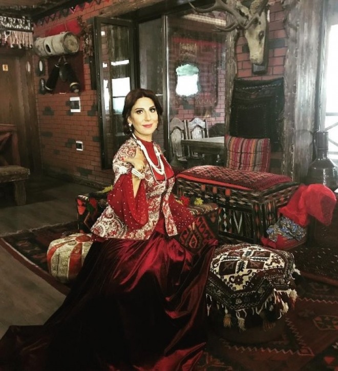Fidan Hacıyeva filmə çəkildi - fotolar