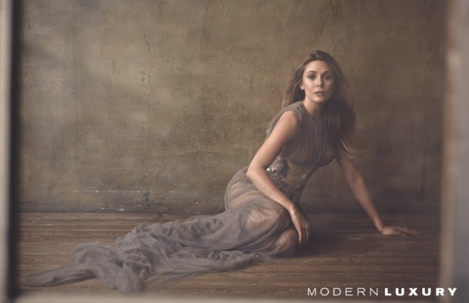 Aktrisa Elizabet Olsen “Modern Luxury” jurnalında - fotolar
