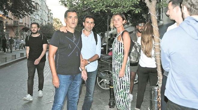 Aktrisanın təlaşlı anları