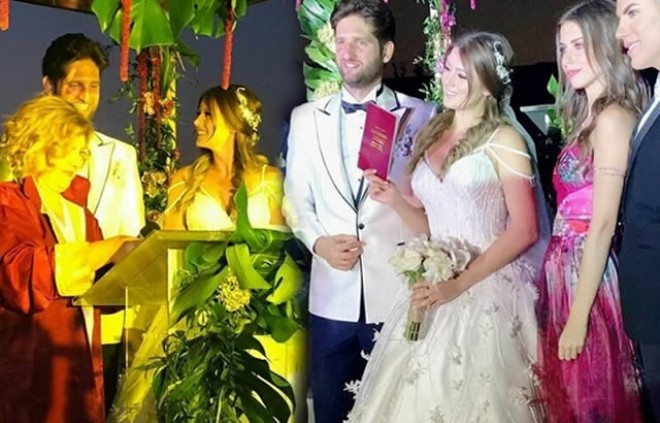 Gizem Karaca da evləndi