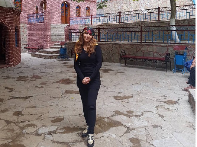 Elnarə Naxçıvandakı ziyarətgaha getdi - foto&nbsp;