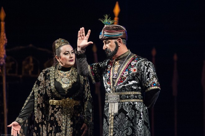 Milli Dram Teatrının yeni tamaşası - foto