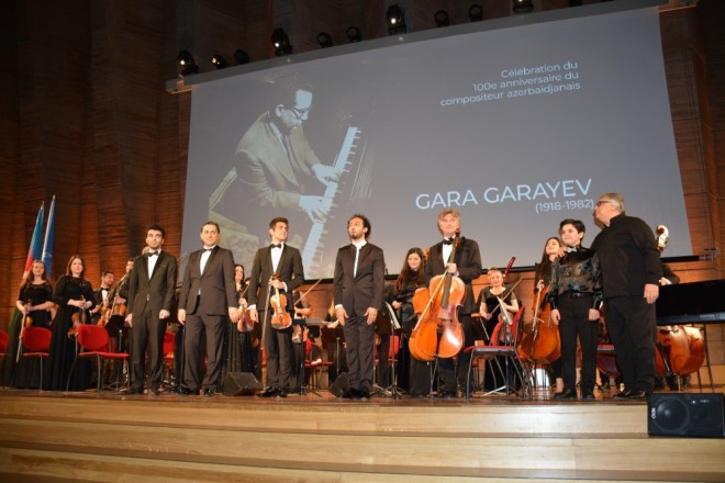 Qara Qarayevin 100 illiyi Parisdə qeyd olundu - foto