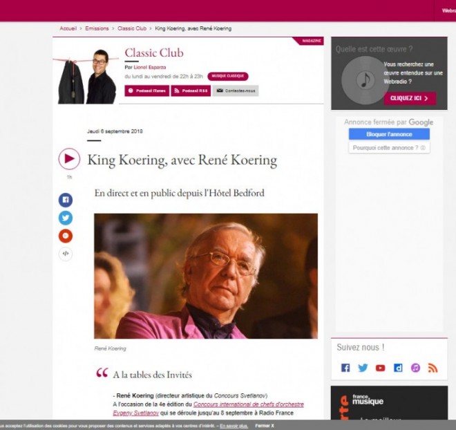 Fransa radiosunda Qara Qarayevdən danışılıb