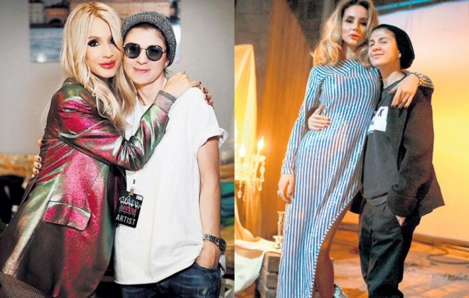 Svetlana Lobodanın qızla öpüşü rezonans doğurdu