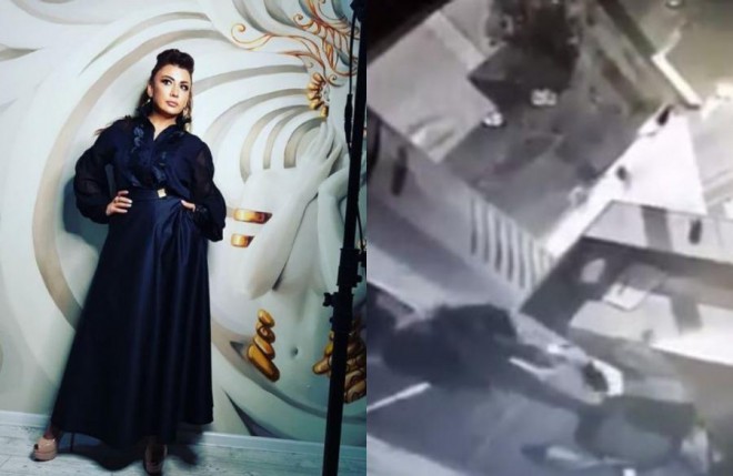 Rəqqasə Fatimənin gözəllik salonua oğru girdi - video