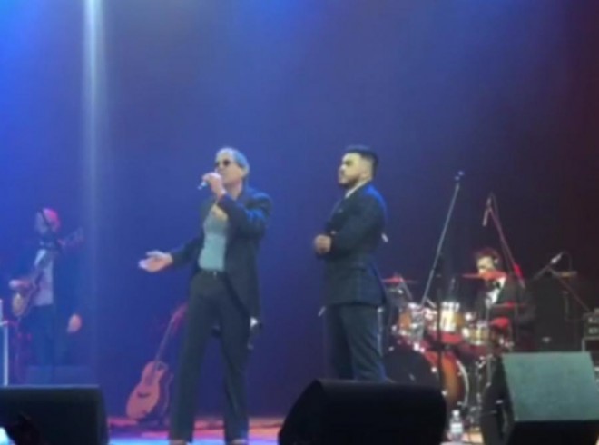 Vaqif Nağıyev&nbsp;Adriano Çelentano ilə duet oxudu - video