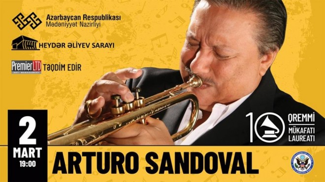 Arturo Sandoval Bakıda konsert verəcək