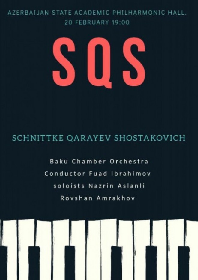 “Şnitke. Qarayev. Şostakoviç” adlı musiqi axşamı keçiriləcək