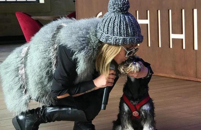 Aygün Kazımova sevimli “Franky”&nbsp;ilə - foto