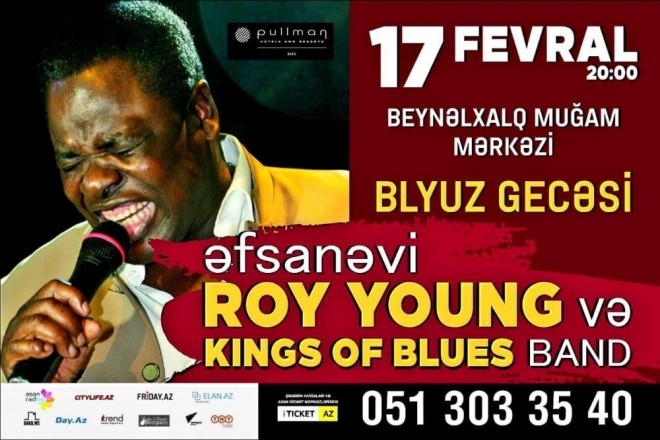 Roy Young Bakıda konsert verəcək