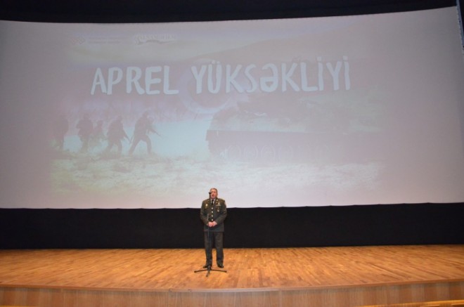  “Aprel yüksəkliyi” filminin təqdimatı oldu - foto