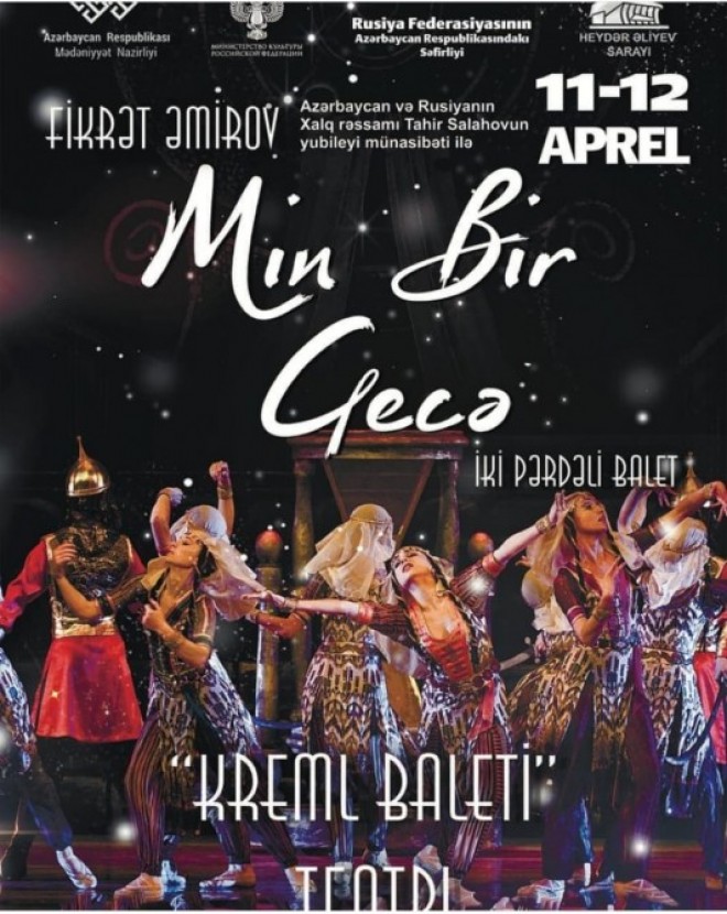 “Kreml baleti” Heydər Əliyev Sarayında çıxış edəcək