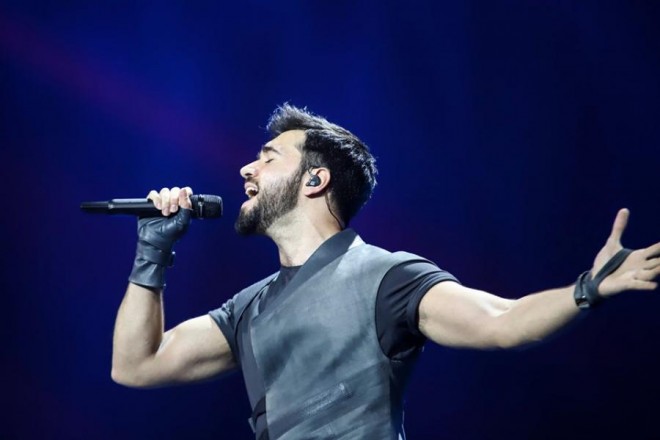 Çingizi Təl-Əvivdə&nbsp;ilk məşqin&nbsp;keçirdi - foto+video