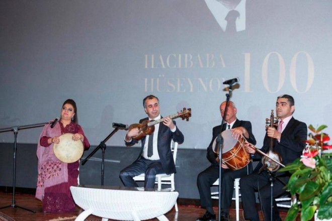 Hacıbaba Hüseynovun xatirəsi anılıb - foto