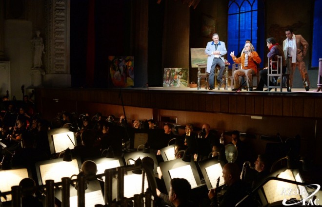 Opera ulduzları Bakıda eyni səhnəni bölüşdülər - foto