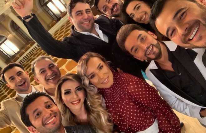 Xalq artisti və Əməkdar artist barışdılar - foto