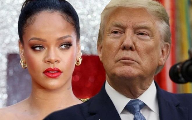 Rihanna ABŞ prezidentini təhqir etdi
