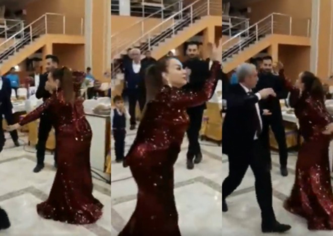 Əməkdar artistin qızı gəlin köçdü - video