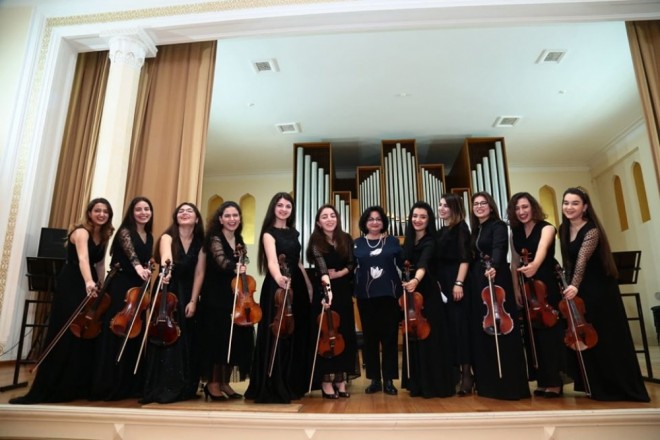 Violinoçular ansamblı konsert verdi - foto