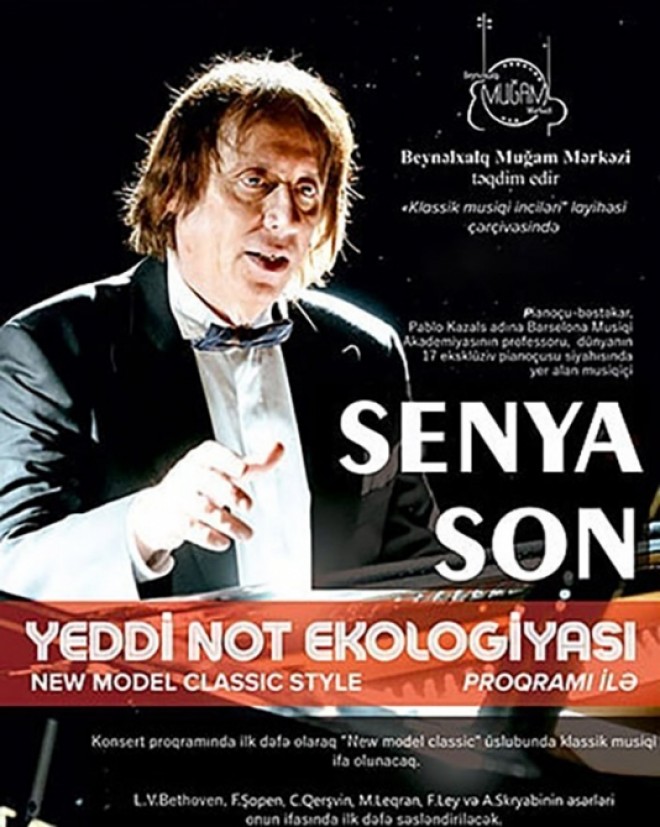 Senya Son Muğam Mərkəzində çıxış edəcək