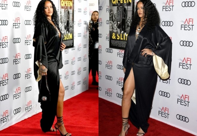 Rihanna qala gecəsinə qatıldı - foto