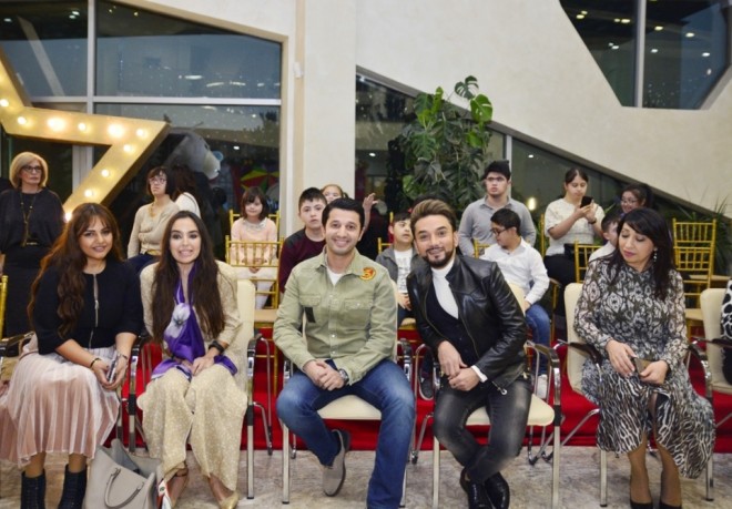 Leyla Əliyeva Yeni il bayramı şənliyində - foto