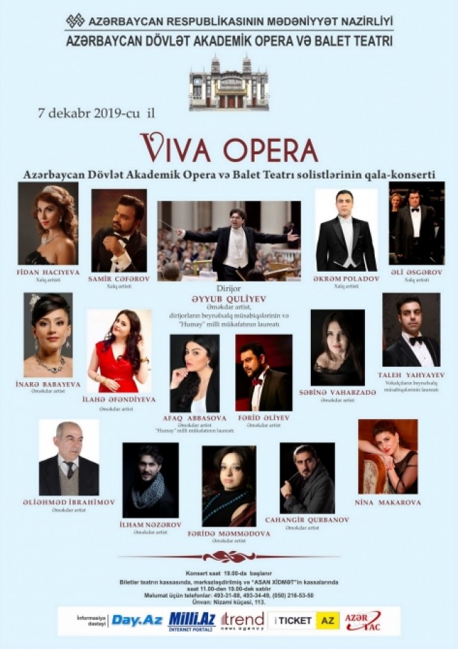 “Viva opera” adlı qala-konserti keçiriləcək