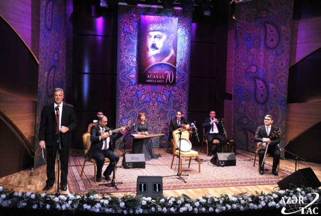 Ağaxan Abdullayevin 70 illiyi qeyd olundu - foto