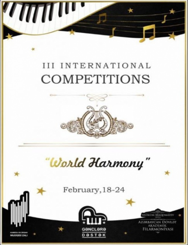 Bakıda beynəlxalq musiqi müsabiqəsi keçiriləcək