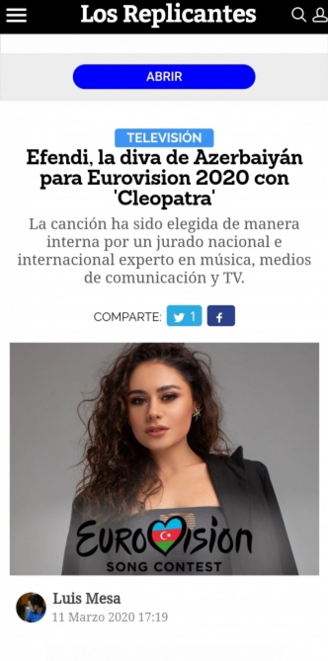 Samirənin “Kleopatra”sı çox bəyənilir