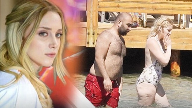 Aktrisa çimərlikdə dostunu sillələdi