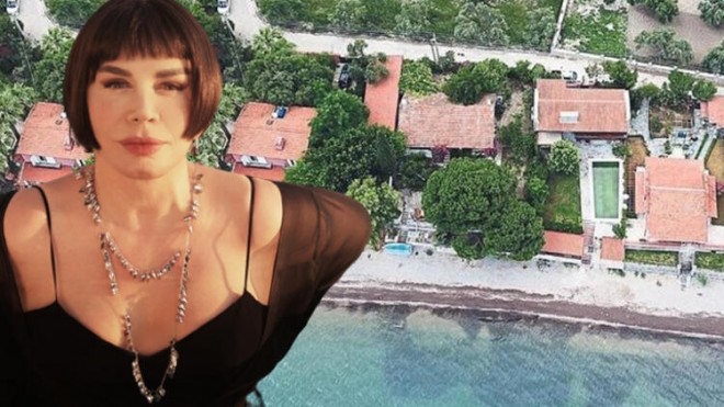 Sezen Aksu villasına satır - foto