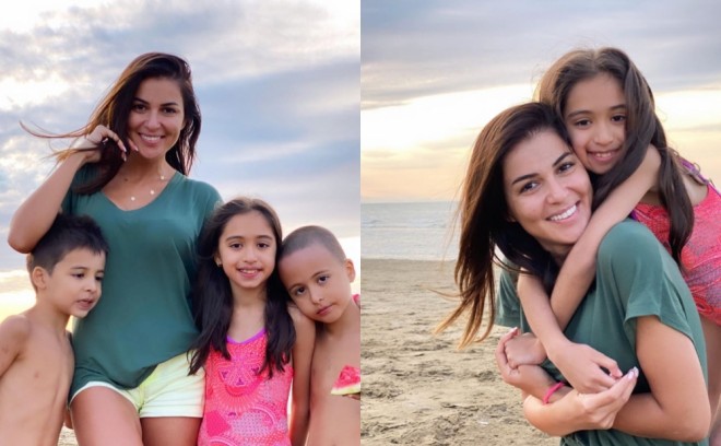 Sevinc övladları ilə fotosunu paylaşdı