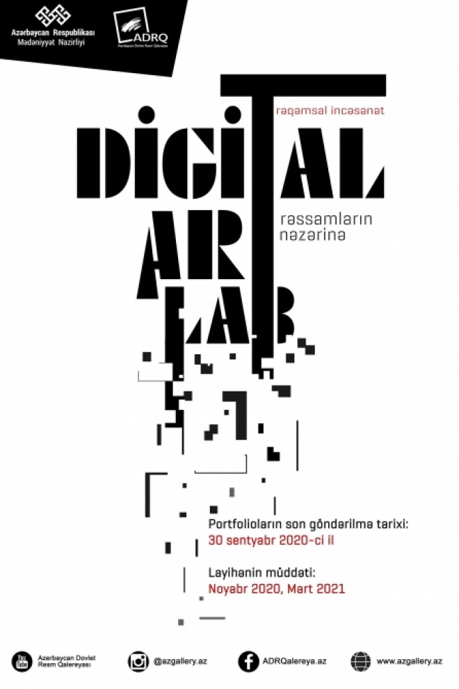 “Digitalart-lab” layihəsinə qeydiyyat başa çatdı