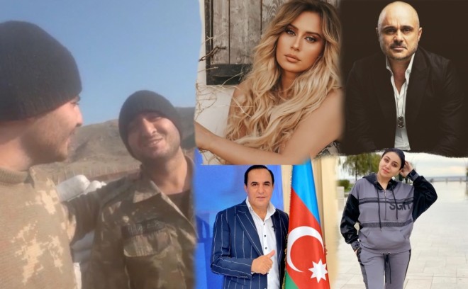 Əsgərlər müğənnilərə salam göndərdilər