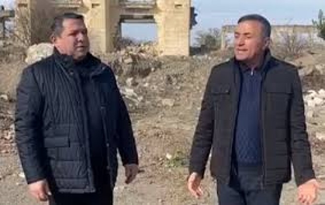 Ağdamda 27 il sonra "Qarabağ" oxudular - video